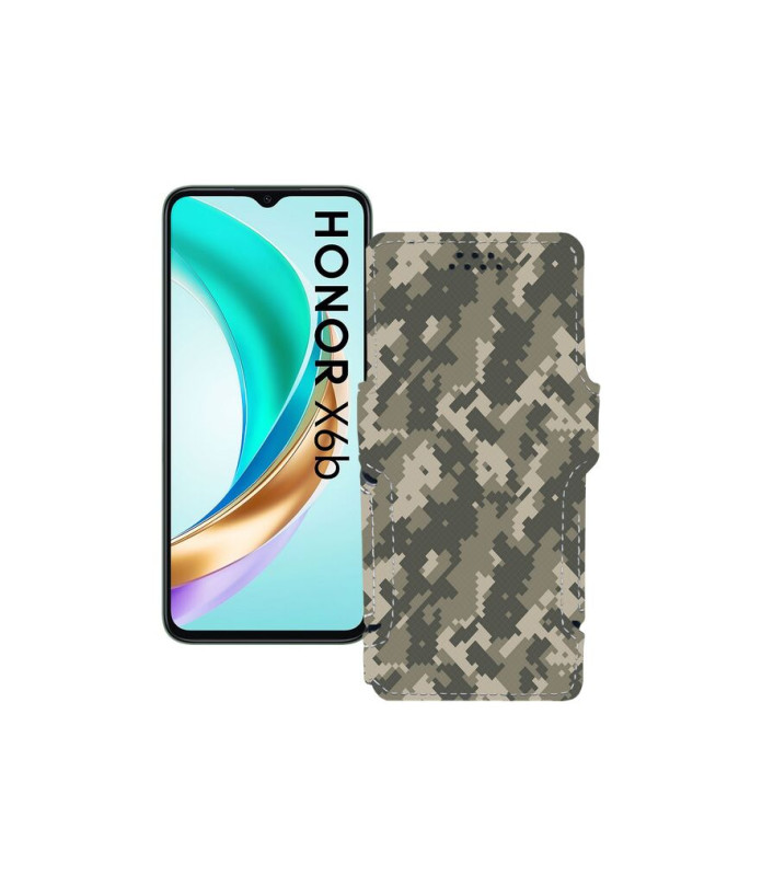 Чохол-книжка з екошкіри для телефону Honor X6B
