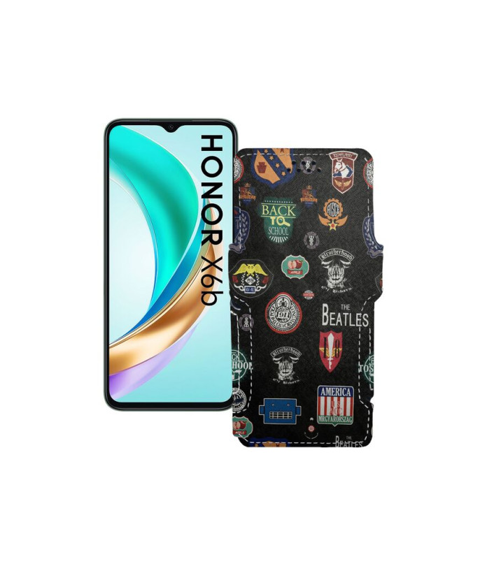 Чохол-книжка з екошкіри для телефону Honor X6B
