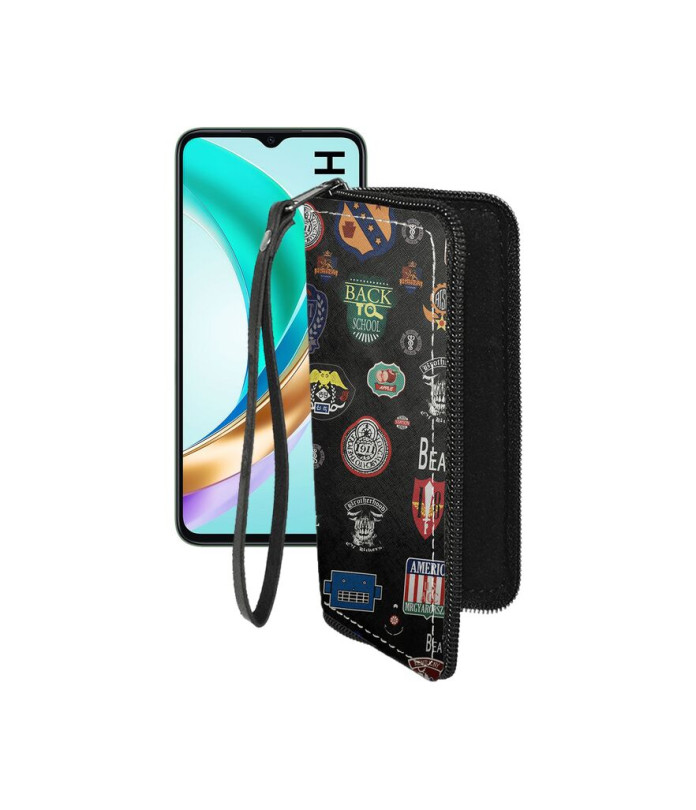 Чохол-гаманець з екошкіри для телефону Honor X6B