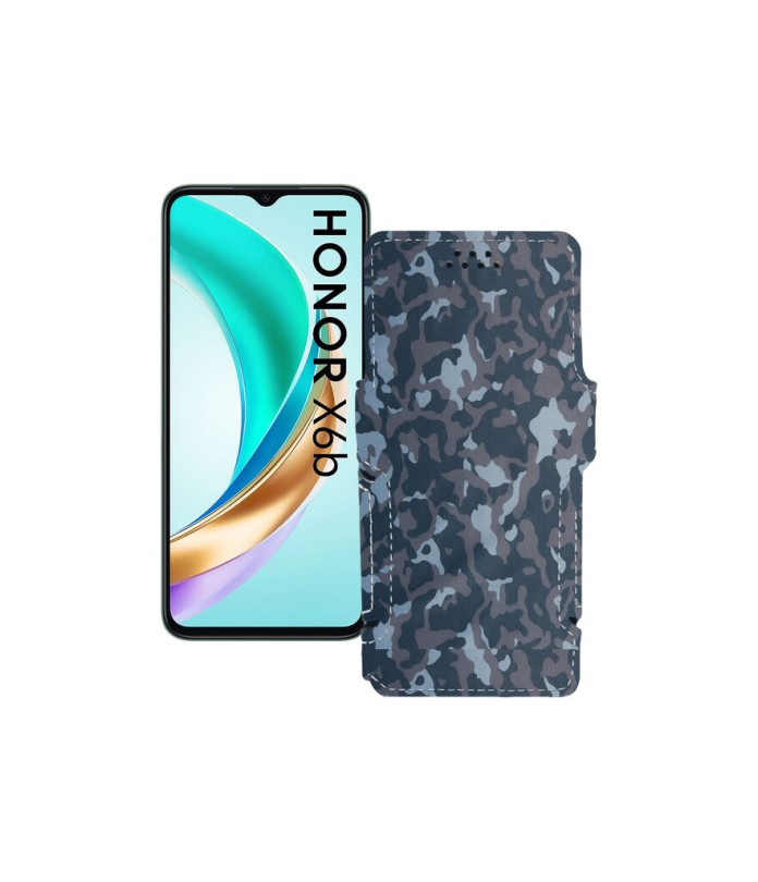 Чохол-книжка з екошкіри для телефону Honor X6B