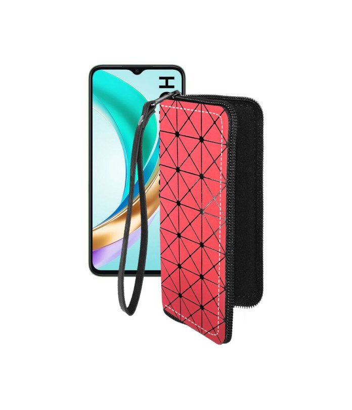 Чохол-гаманець з екошкіри для телефону Honor X6B