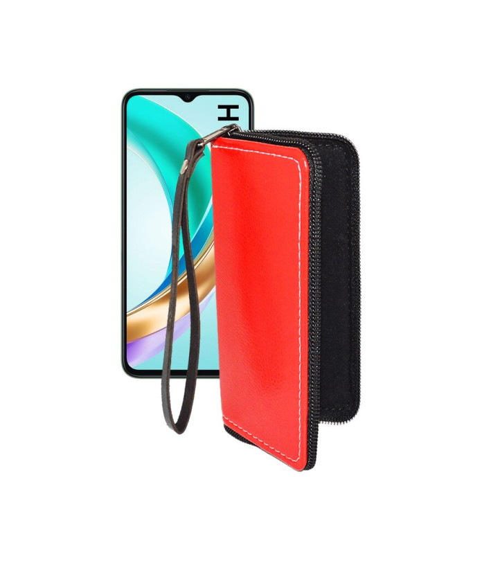 Чохол-гаманець з екошкіри для телефону Honor X6B