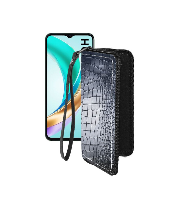 Чохол-гаманець з екошкіри для телефону Honor X6B