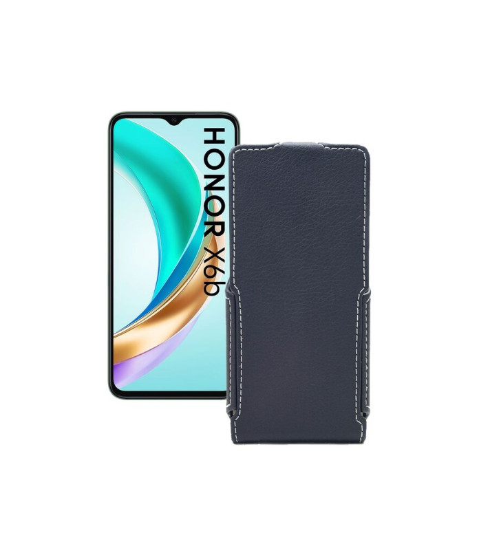 Чохол-флип з екошкіри для телефону Honor X6B