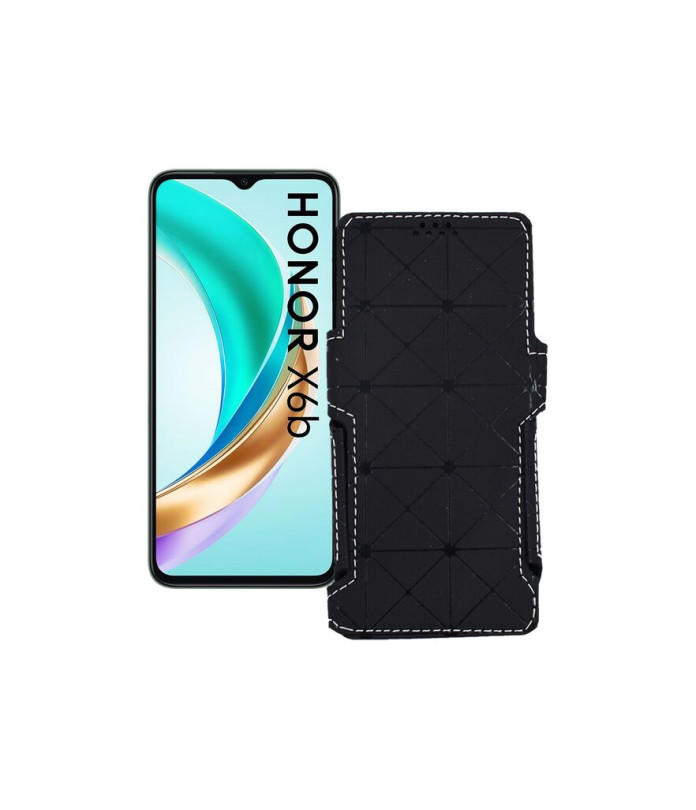 Чохол-книжка з екошкіри для телефону Honor X6B