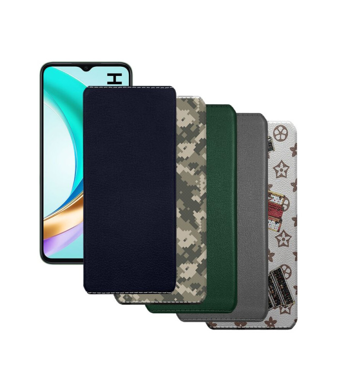 Накладка з екошкіри для телефону Honor X6B