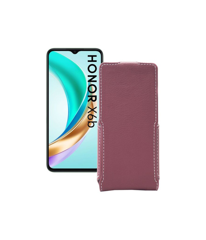 Чохол-флип з екошкіри для телефону Honor X6B
