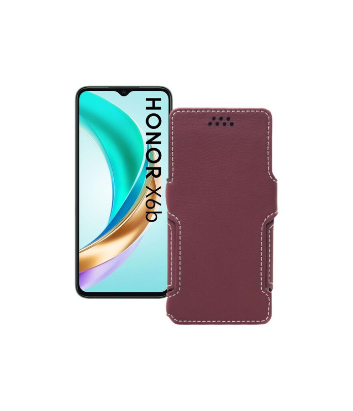 Чохол-книжка з екошкіри для телефону Honor X6B