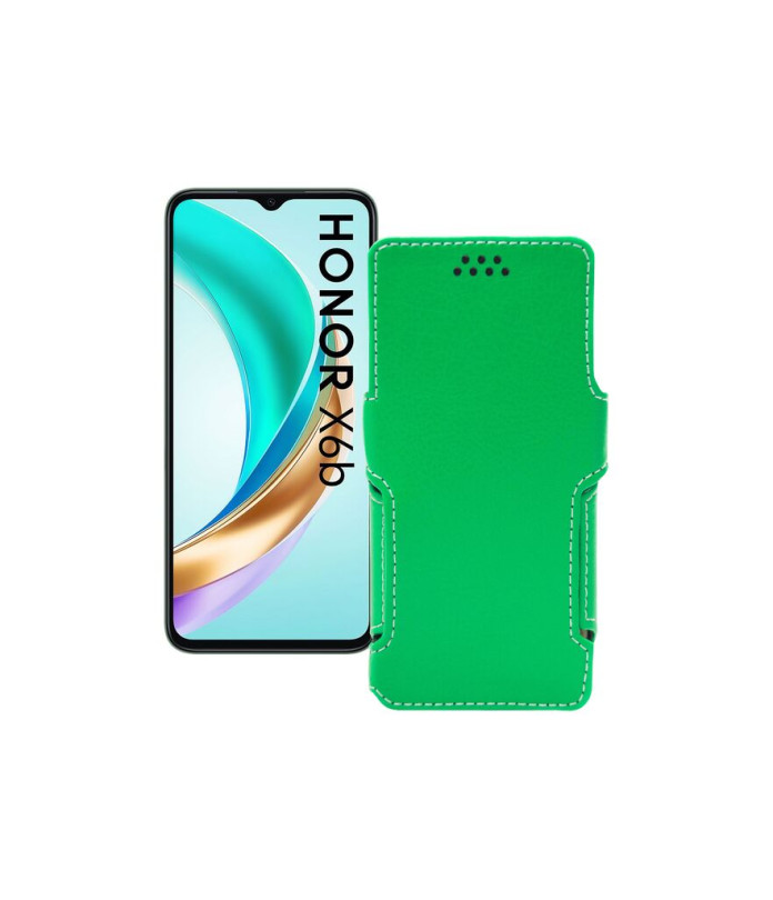Чохол-книжка з екошкіри для телефону Honor X6B