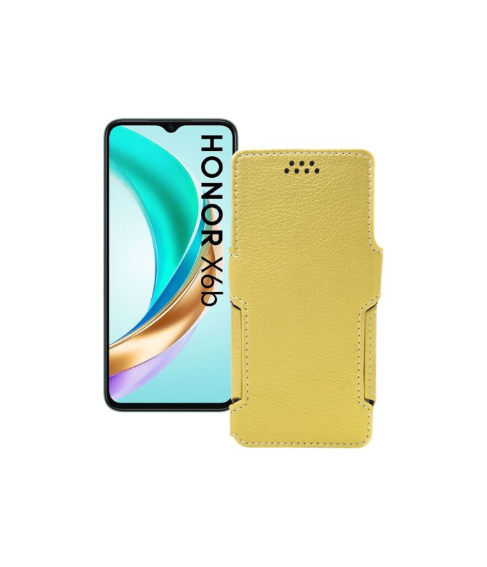 Чохол-книжка з екошкіри для телефону Honor X6B