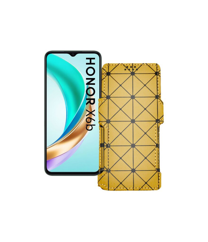 Чохол-книжка з екошкіри для телефону Honor X6B