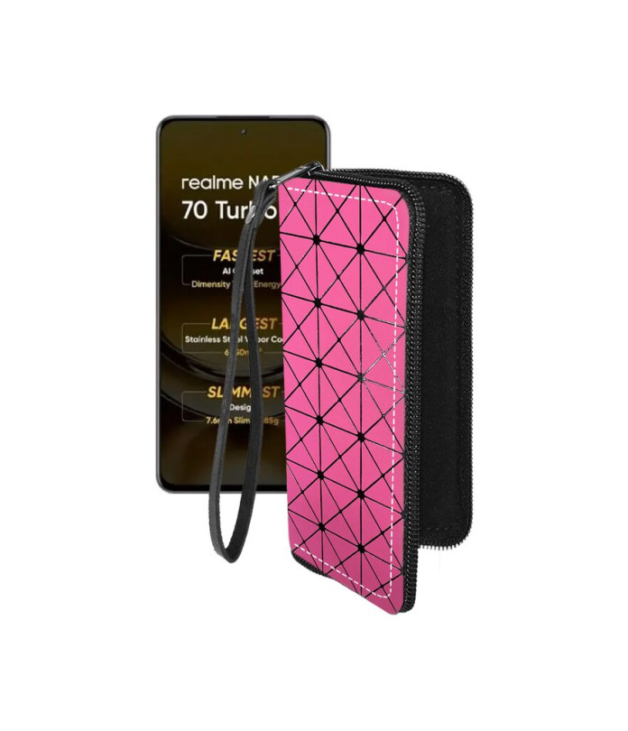 Чохол-гаманець з екошкіри для телефону Realme Narzo 70 Turbo 5G