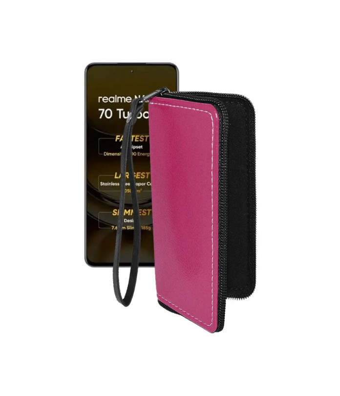 Чохол-гаманець з екошкіри для телефону Realme Narzo 70 Turbo 5G