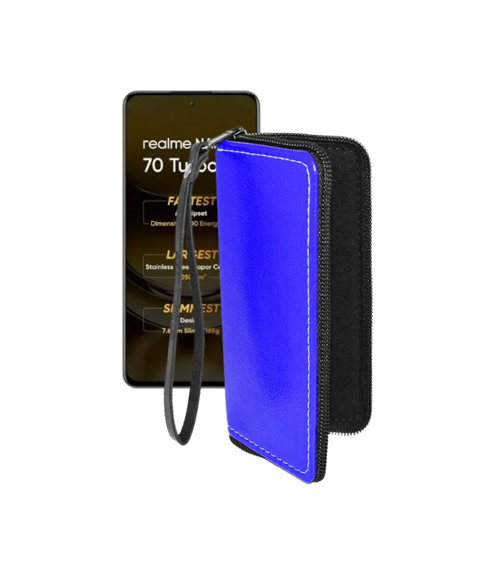 Чохол-гаманець з екошкіри для телефону Realme Narzo 70 Turbo 5G