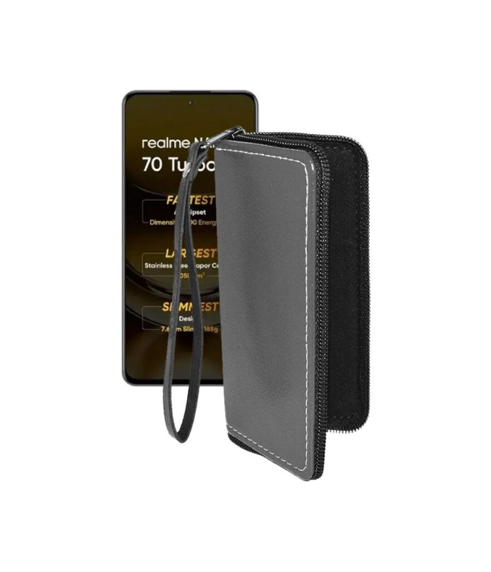 Чохол-гаманець з екошкіри для телефону Realme Narzo 70 Turbo 5G