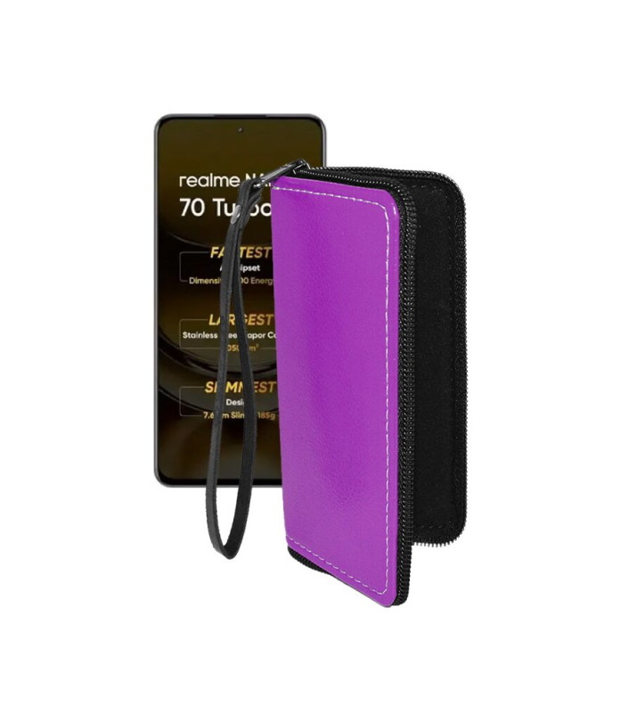 Чохол-гаманець з екошкіри для телефону Realme Narzo 70 Turbo 5G