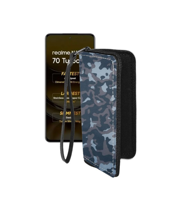 Чохол-гаманець з екошкіри для телефону Realme Narzo 70 Turbo 5G