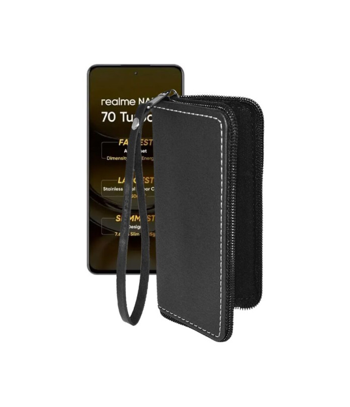 Чохол-гаманець з екошкіри для телефону Realme Narzo 70 Turbo 5G
