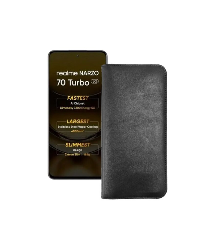 Портмоне з екошкіри для телефону Realme Narzo 70 Turbo 5G
