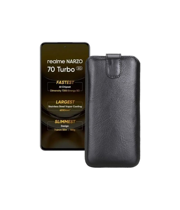 Витяжка з екошкіри для телефону Realme Narzo 70 Turbo 5G