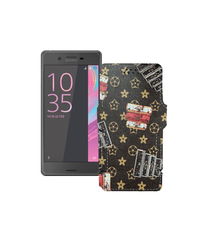 Чохол-книжка з екошкіри для телефону Sony Xperia X F5121