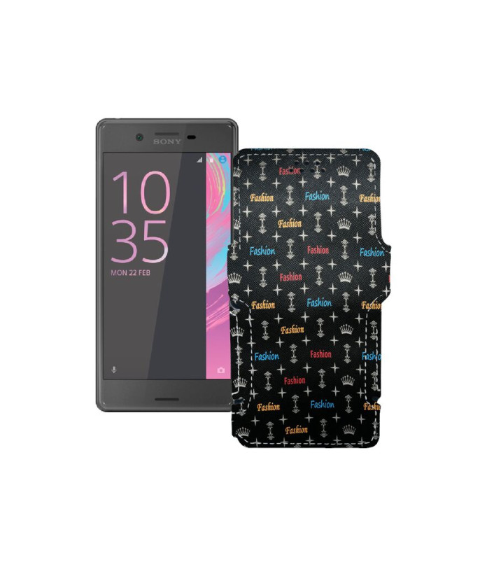 Чохол-книжка з екошкіри для телефону Sony Xperia X F5121