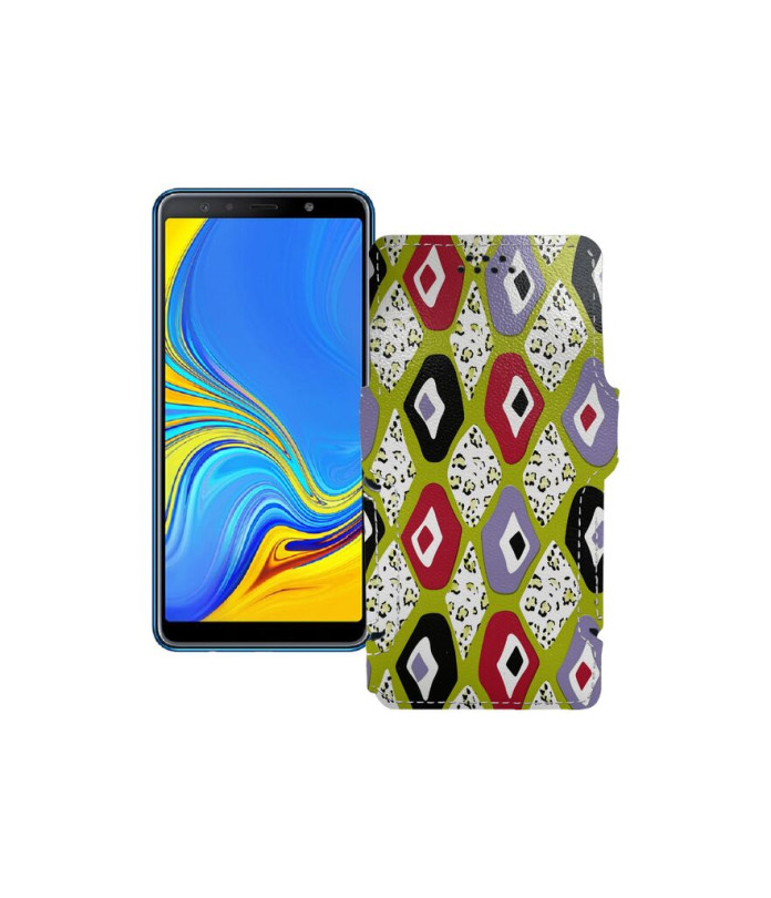 Чохол-книжка з екошкіри для телефону Samsung Galaxy A7 2018 (A750)