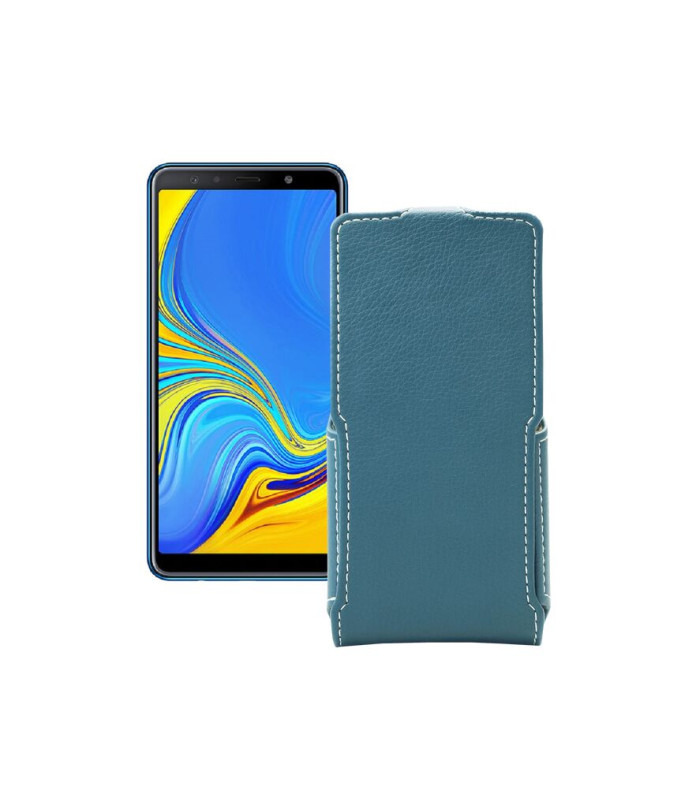 Чохол-флип з екошкіри для телефону Samsung Galaxy A7 2018 (A750)