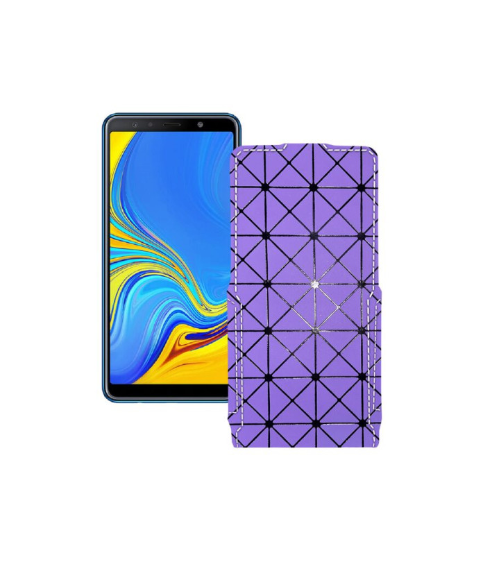 Чохол-флип з екошкіри для телефону Samsung Galaxy A7 2018 (A750)