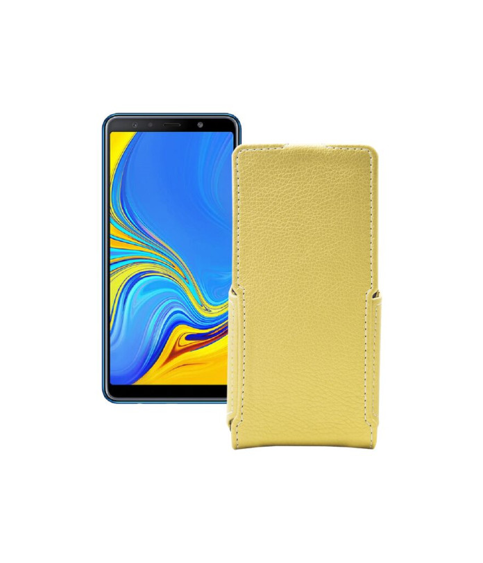 Чохол-флип з екошкіри для телефону Samsung Galaxy A7 2018 (A750)