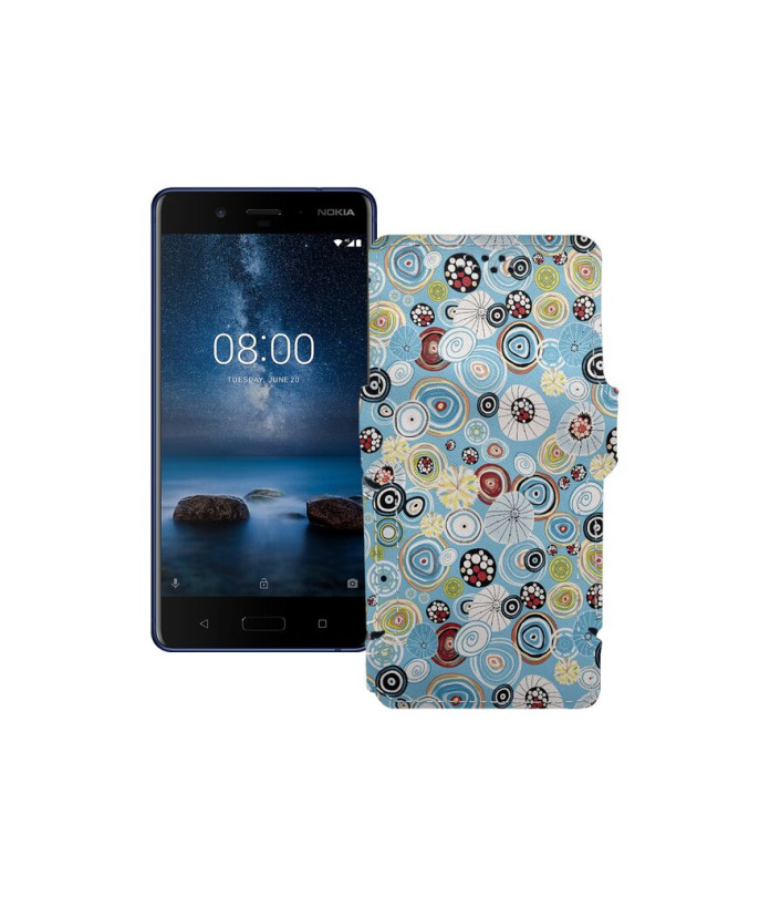 Чохол-книжка з екошкіри для телефону Nokia 8