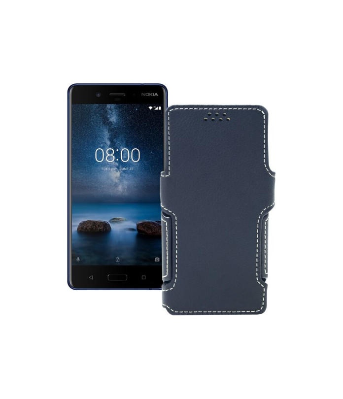 Чохол-книжка з екошкіри для телефону Nokia 8