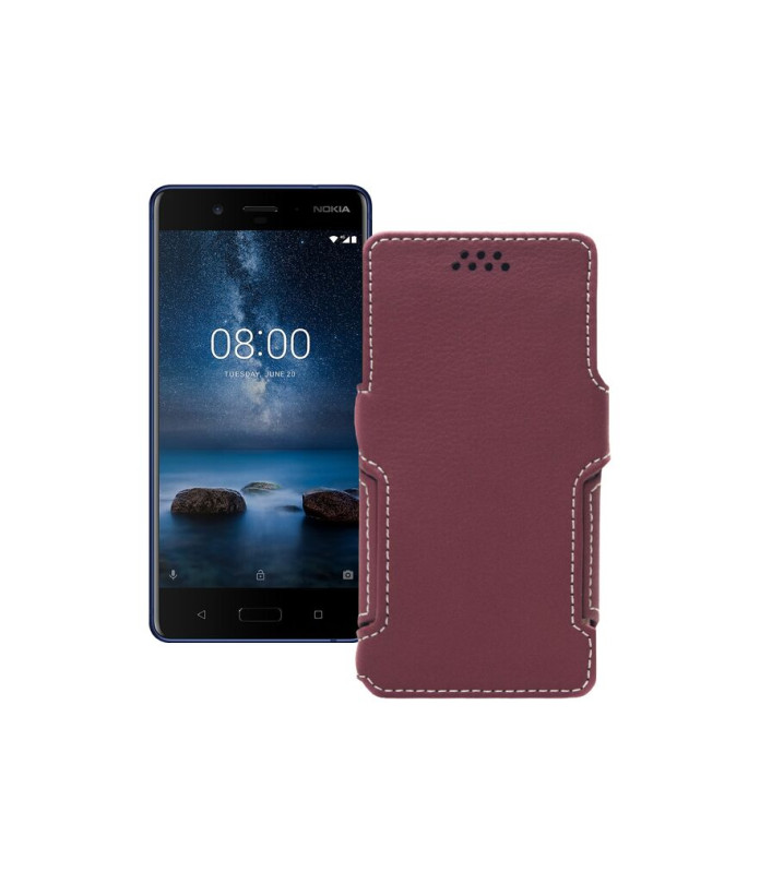 Чохол-книжка з екошкіри для телефону Nokia 8