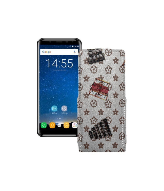 Чохол-флип з екошкіри для телефону Oukitel K5000