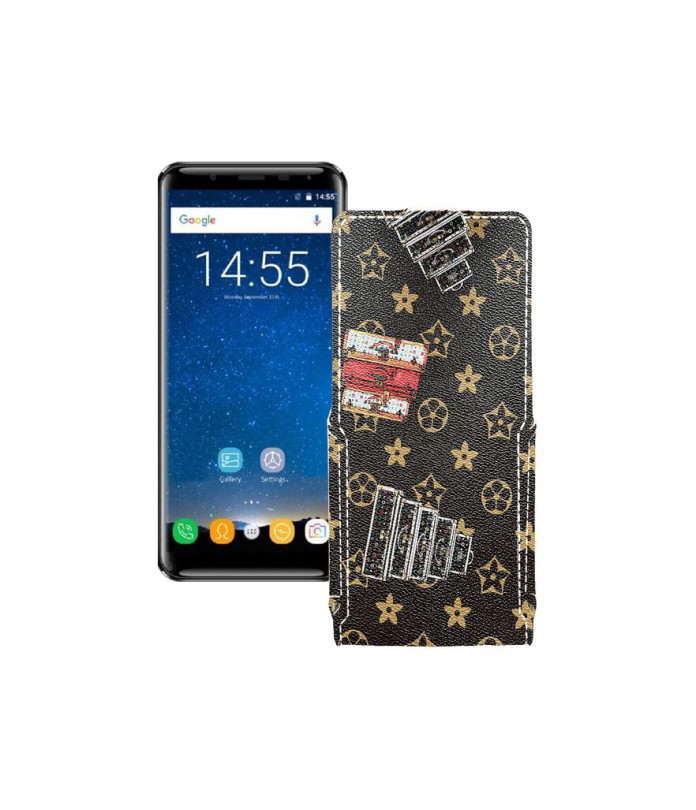 Чохол-флип з екошкіри для телефону Oukitel K5000