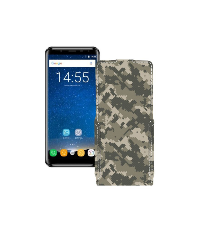 Чохол-флип з екошкіри для телефону Oukitel K5000