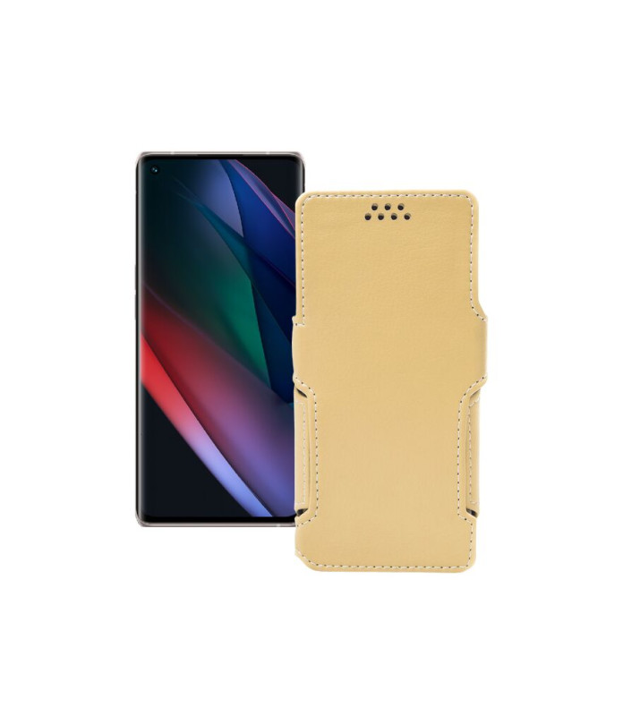 Чохол-книжка з екошкіри для телефону OPPO Find X3 Neo