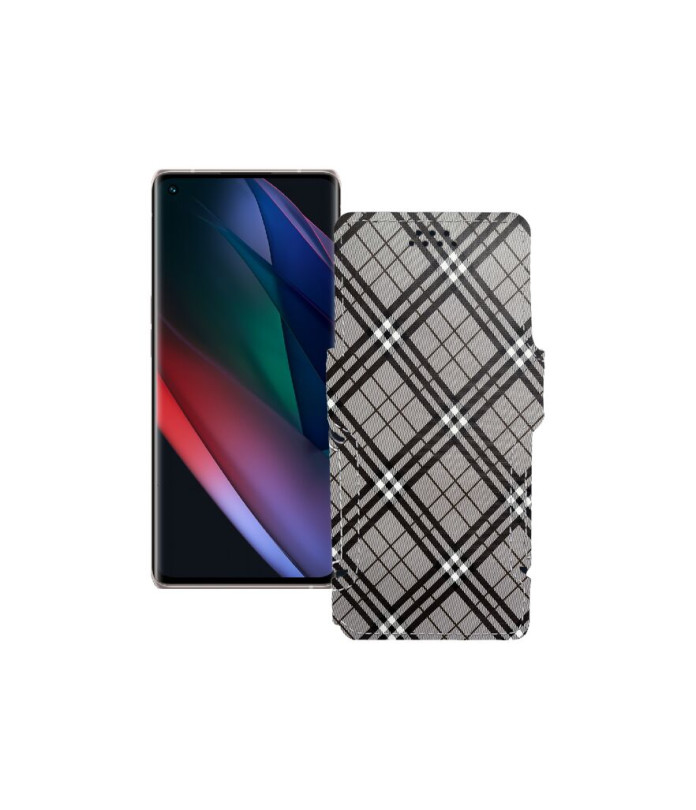 Чохол-книжка з екошкіри для телефону OPPO Find X3 Neo