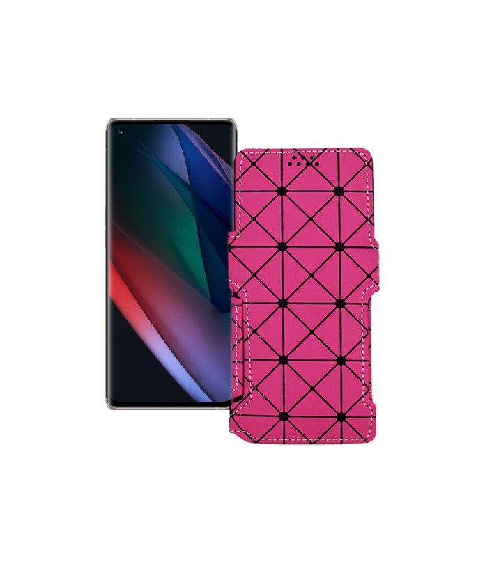 Чохол-книжка з екошкіри для телефону OPPO Find X3 Neo