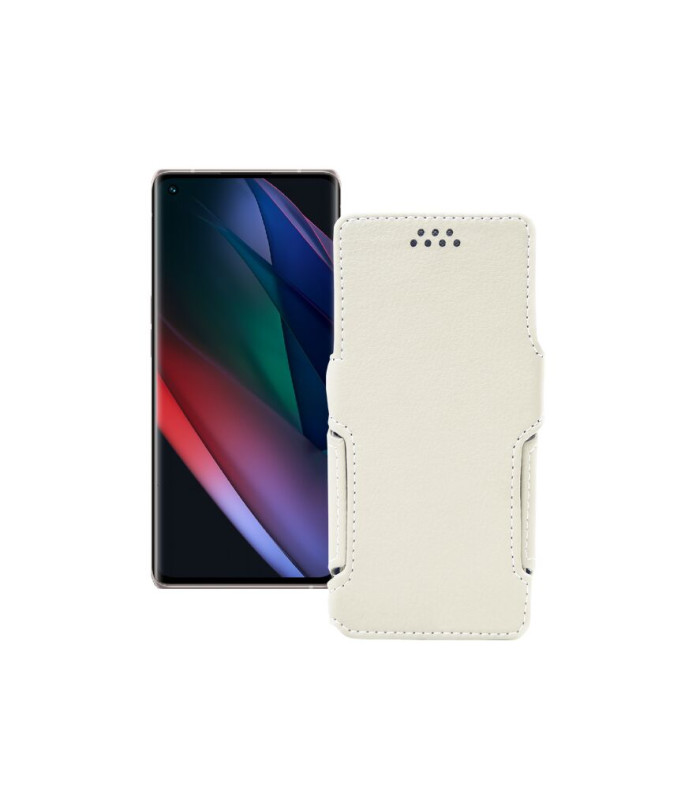 Чохол-книжка з екошкіри для телефону OPPO Find X3 Neo