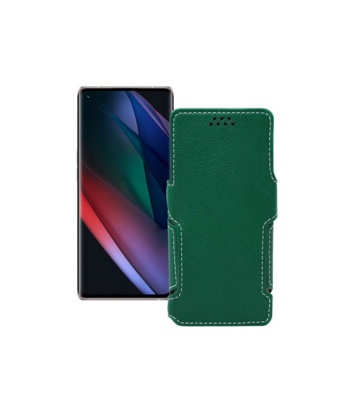 Чохол-книжка з екошкіри для телефону OPPO Find X3 Neo