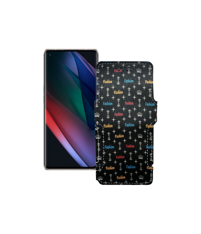 Чохол-книжка з екошкіри для телефону OPPO Find X3 Neo