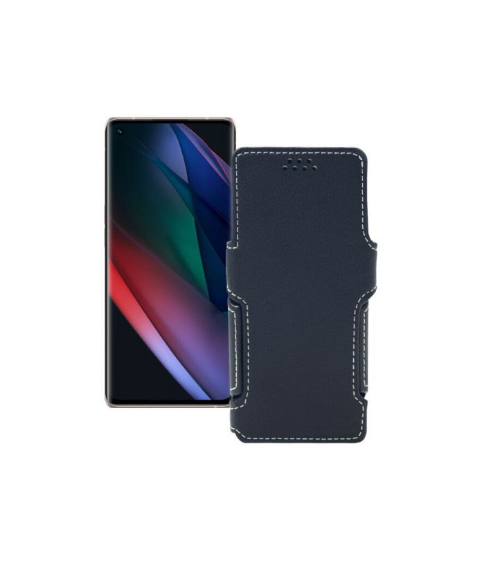 Чохол-книжка з екошкіри для телефону OPPO Find X3 Neo