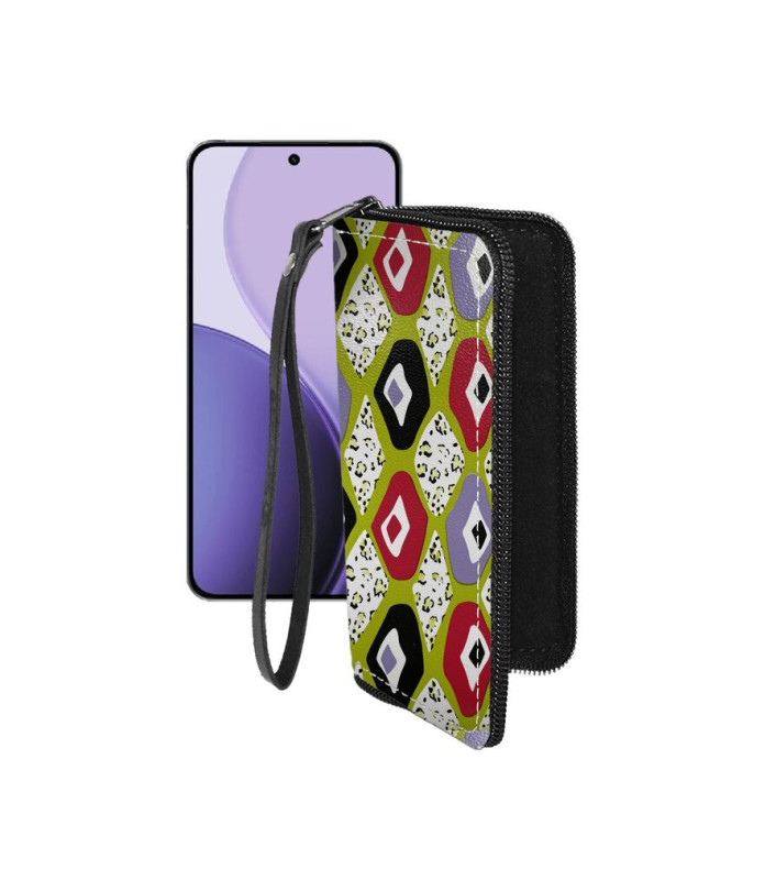 Чохол-гаманець з екошкіри для телефону OPPO Reno14 Pro