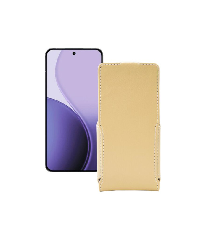 Чохол-флип з екошкіри для телефону OPPO Reno14 Pro