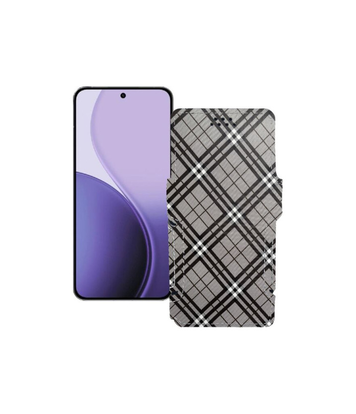 Чохол-книжка з екошкіри для телефону OPPO Reno14 Pro