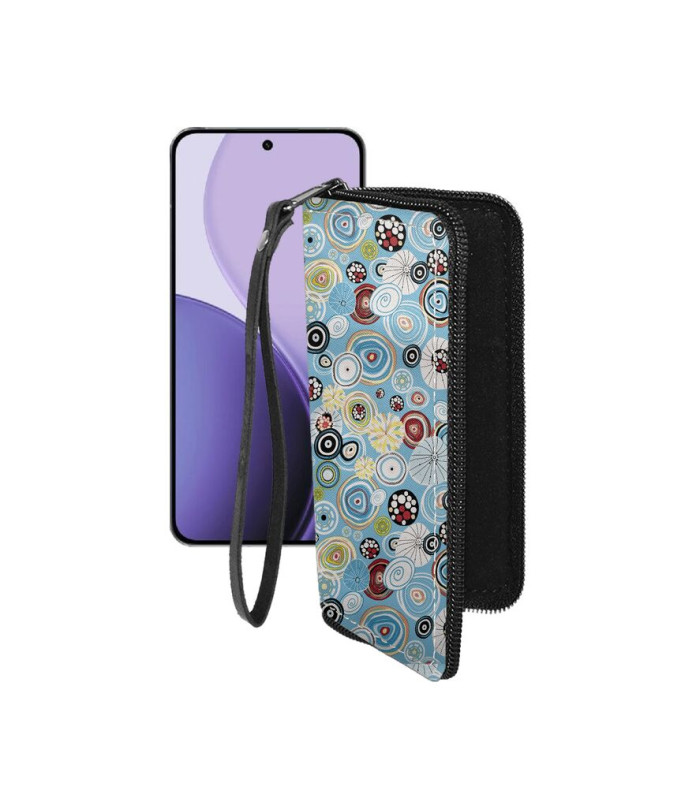 Чохол-гаманець з екошкіри для телефону OPPO Reno14 Pro