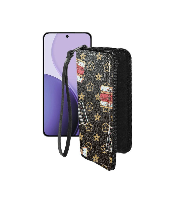 Чохол-гаманець з екошкіри для телефону OPPO Reno14 Pro