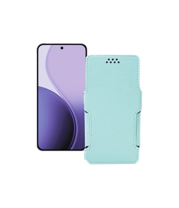 Чохол-книжка з екошкіри для телефону OPPO Reno14 Pro