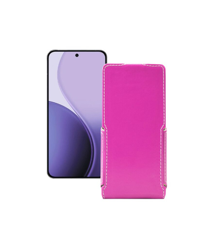 Чохол-флип з екошкіри для телефону OPPO Reno14 Pro